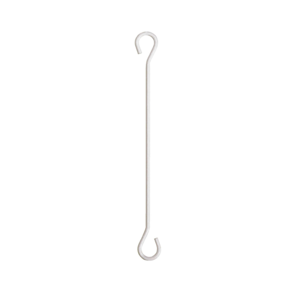 Ripustuskoukku valkoinen 40 cm